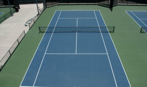 tennis court surface types