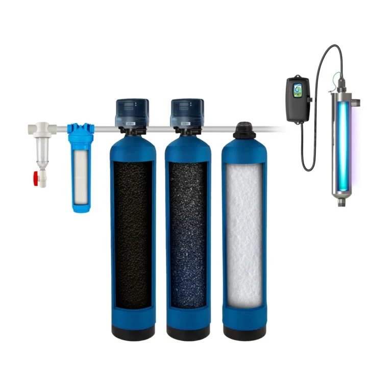 salt based water softener with whole house filtration